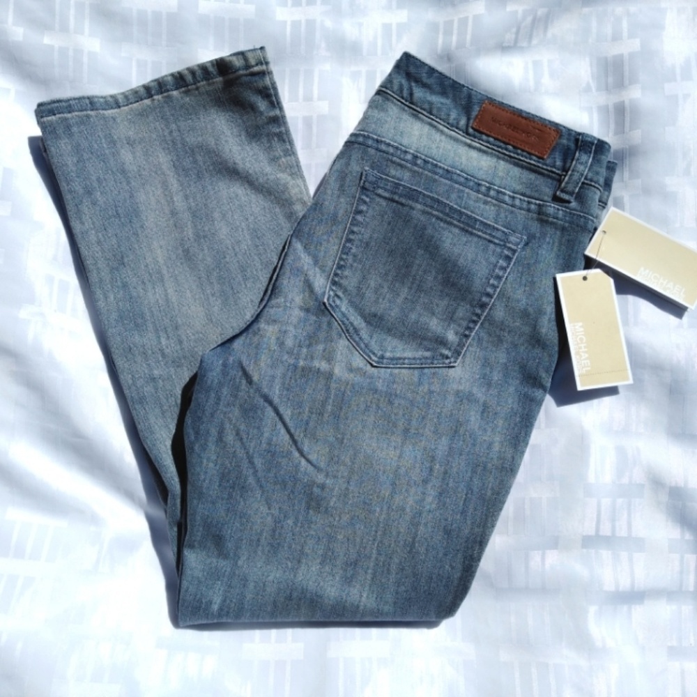 Michael Kors Basics Jeans 4 NWT Light Indigo Wash